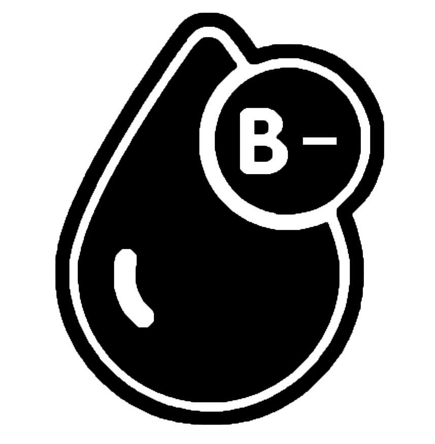 BLOOD GROUPS STICKERS - Thebrapshop