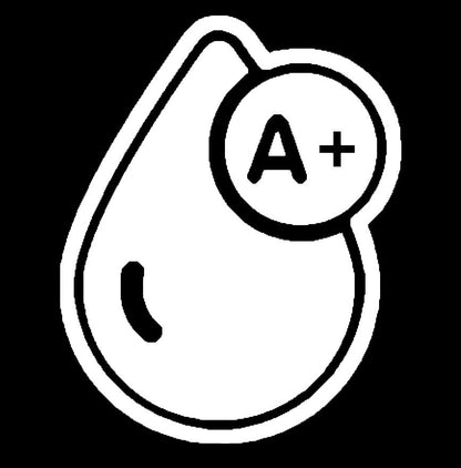 BLOOD GROUPS STICKERS - Thebrapshop