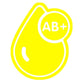 BLOOD GROUPS STICKERS - Thebrapshop