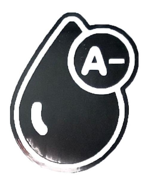 BLOOD GROUPS STICKERS - Thebrapshop