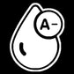BLOOD GROUPS STICKERS - Thebrapshop