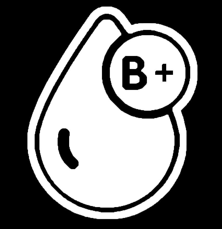 BLOOD GROUPS STICKERS - Thebrapshop