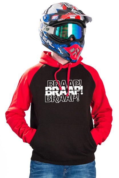 BRAAP! - BLACK FIRE HOODIES - Thebrapshop
