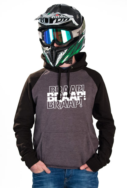 BRAAP! - CHARCOAL HOODIES - Thebrapshop