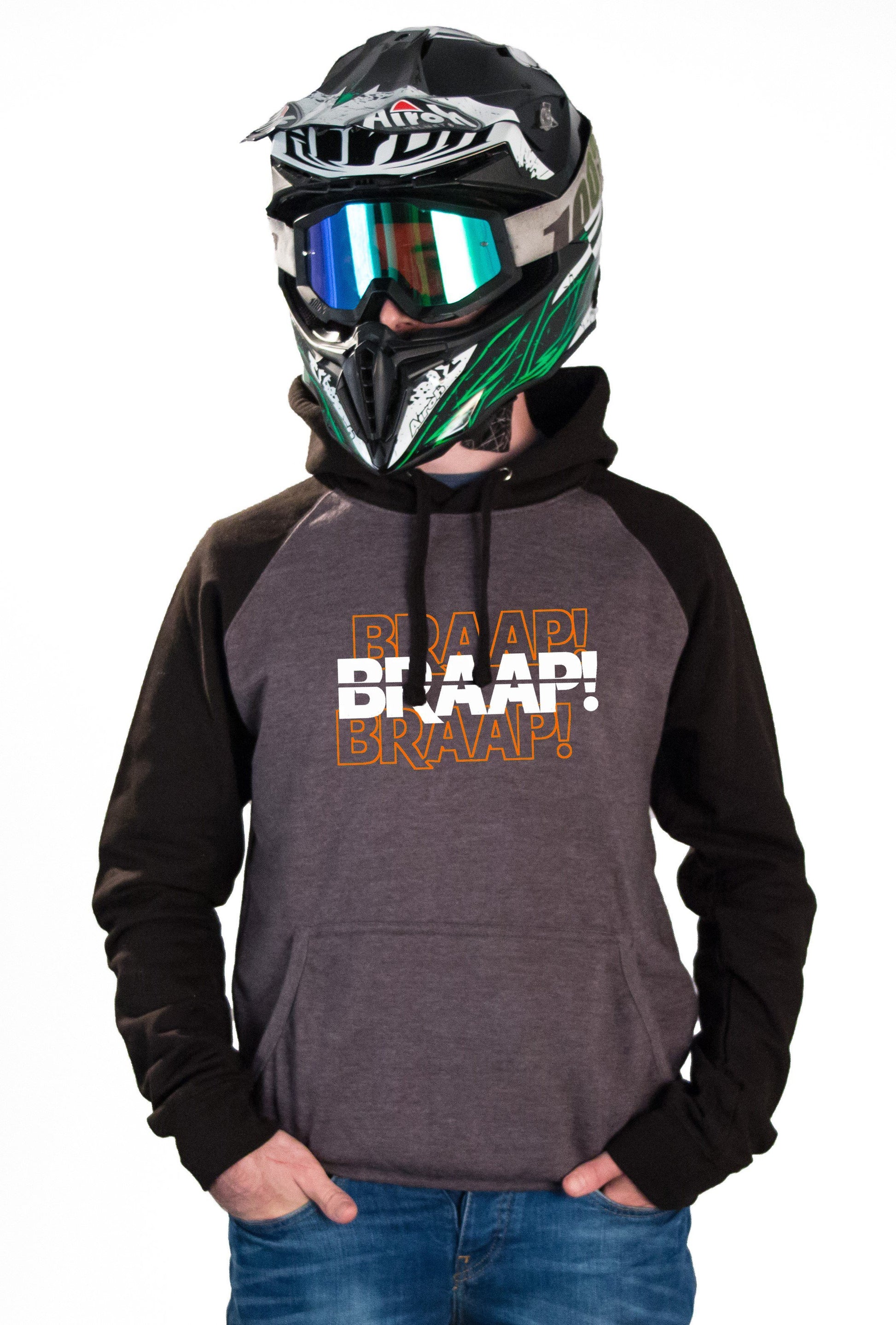 BRAAP! - CHARCOAL HOODIES - Thebrapshop