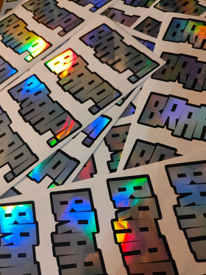 BRAAP! HOLOGRAPHIC STICKERS - Thebrapshop
