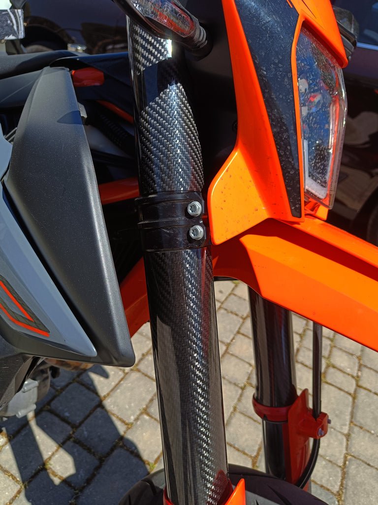 CARBON FORK GUARDS - Thebrapshop