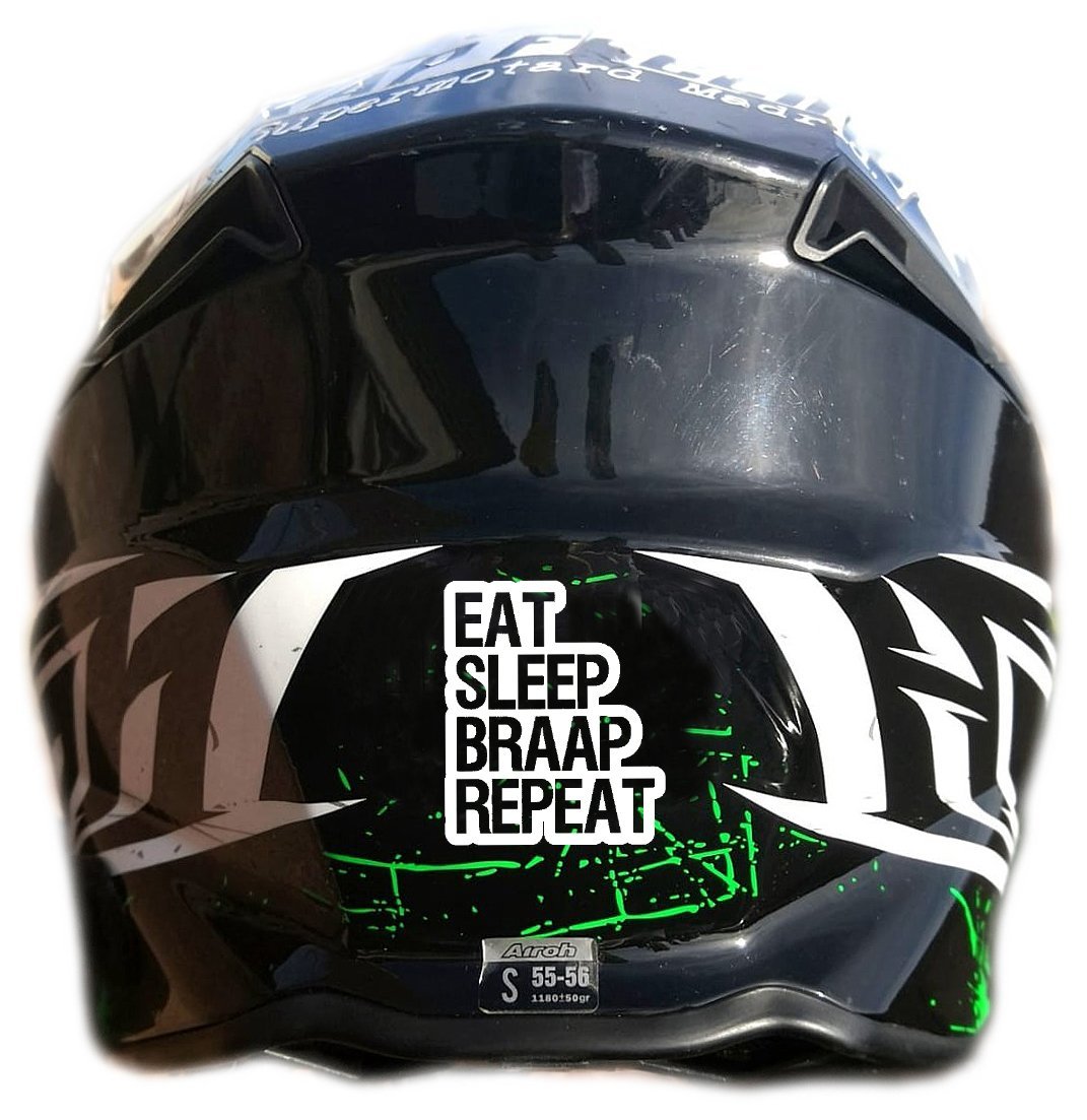 EAT SLEEP BRAAP REPEAT STICKERS - Thebrapshop
