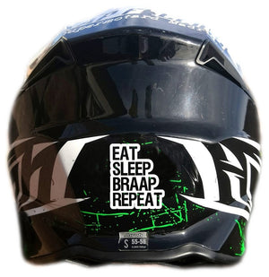 EAT SLEEP BRAAP REPEAT STICKERS - Thebrapshop