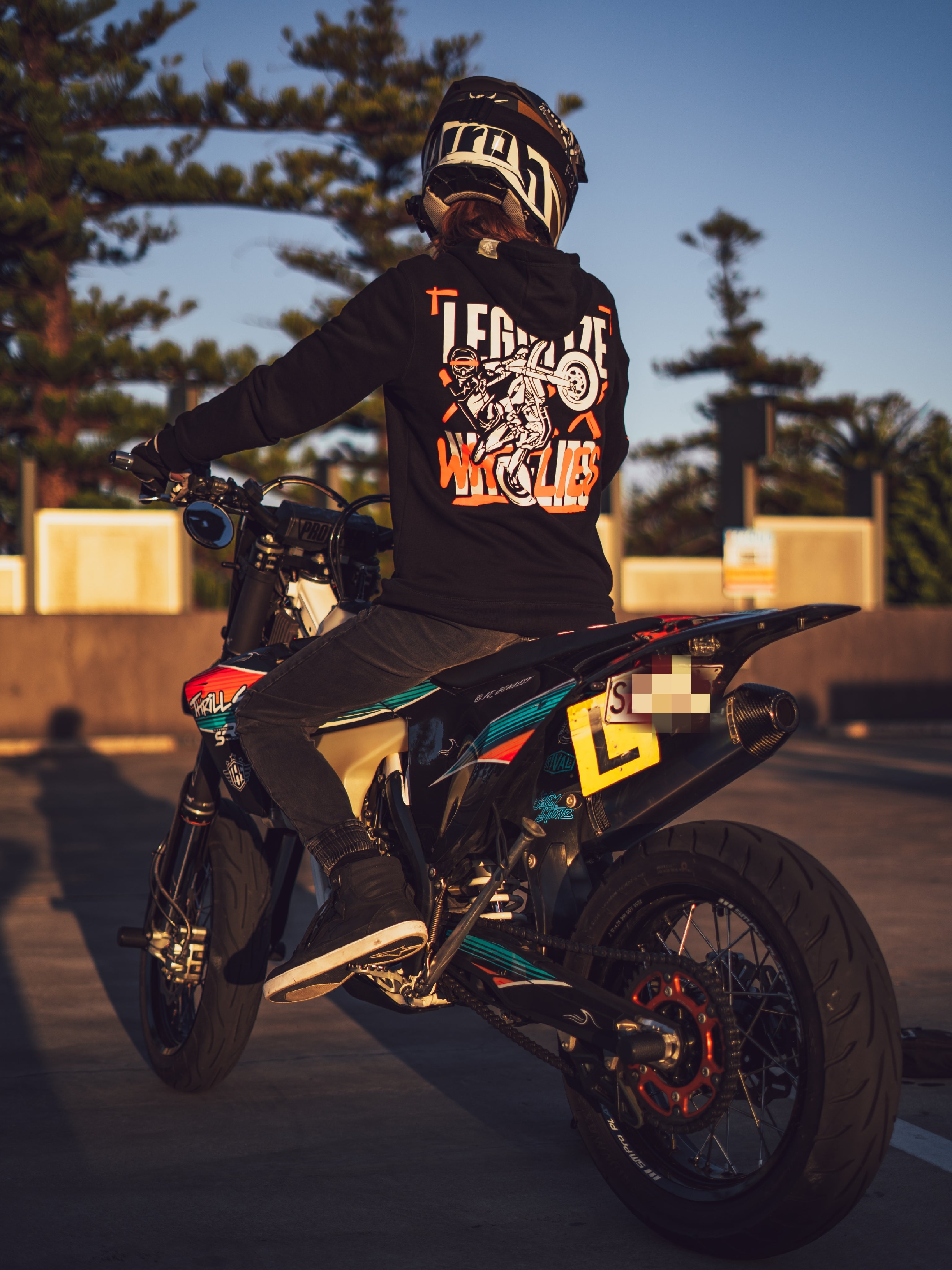 LEGALIZE WHEELIES HOODIES