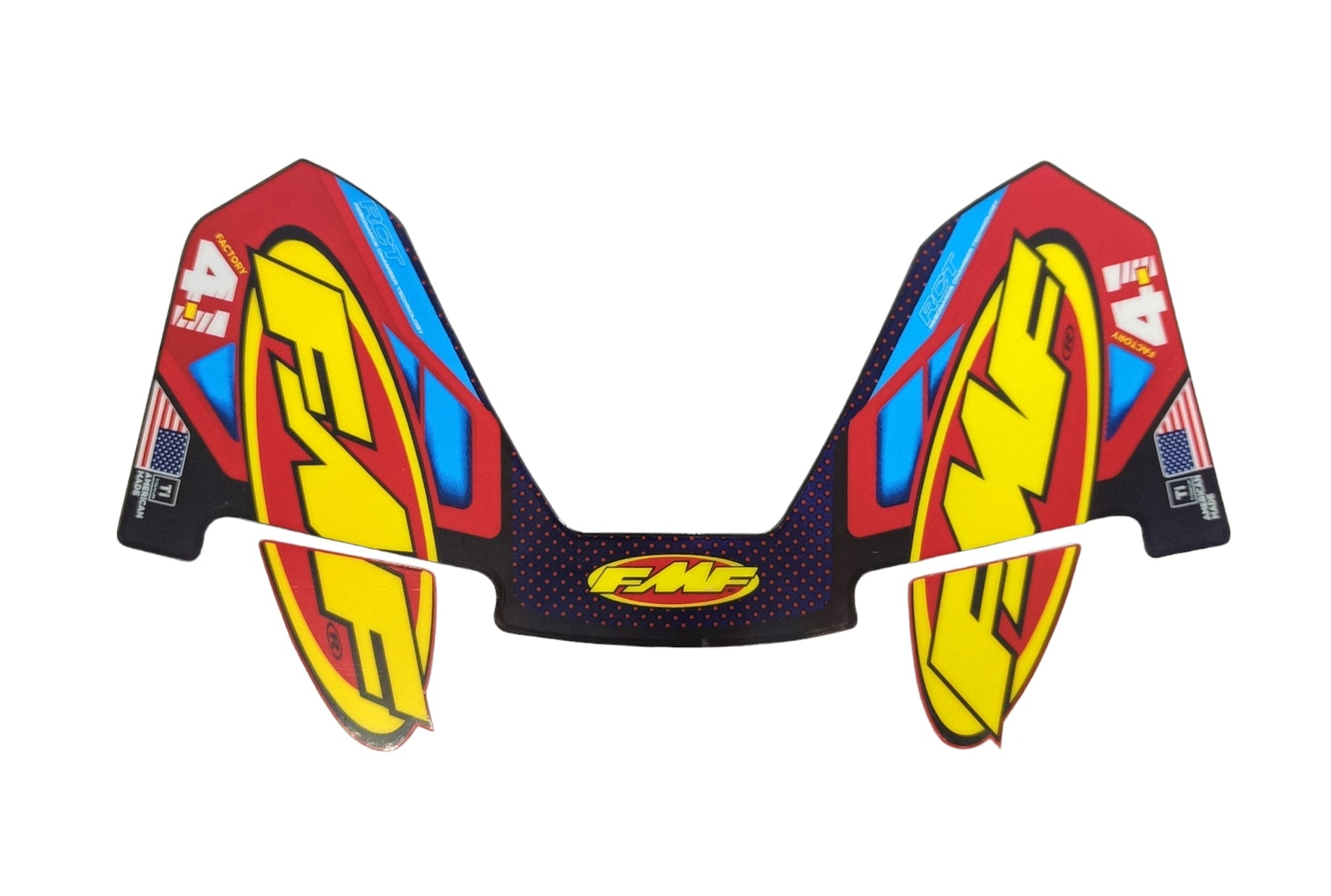 FMF HOLO/NEON STICKERS - Thebrapshop