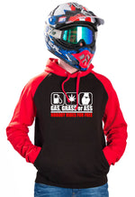 GAS GRASS OR ASS - BLACK FIRE HOODIES - Thebrapshop