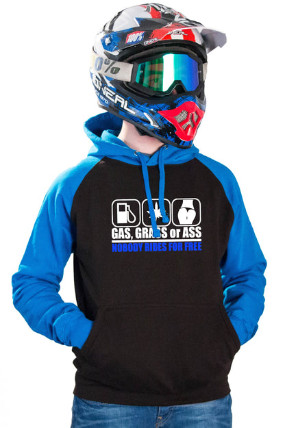 GAS GRASS OR ASS - BLUE SAPPHIRE HOODIES - Thebrapshop