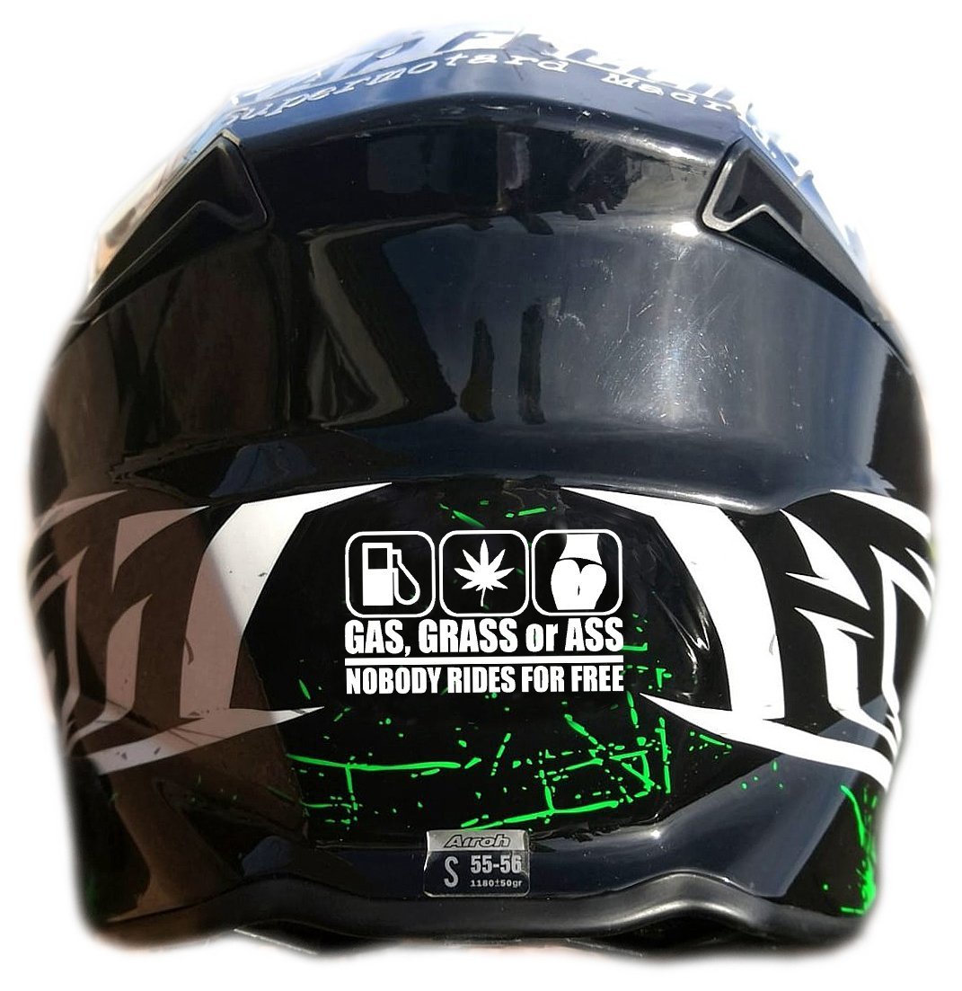 GAS GRASS OR ASS STICKERS - Thebrapshop