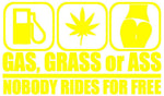 GAS GRASS OR ASS STICKERS - Thebrapshop