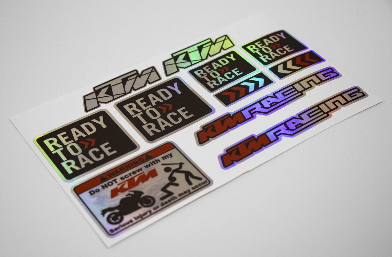HOLOGRAPHIC STICKER PACKS - Thebrapshop