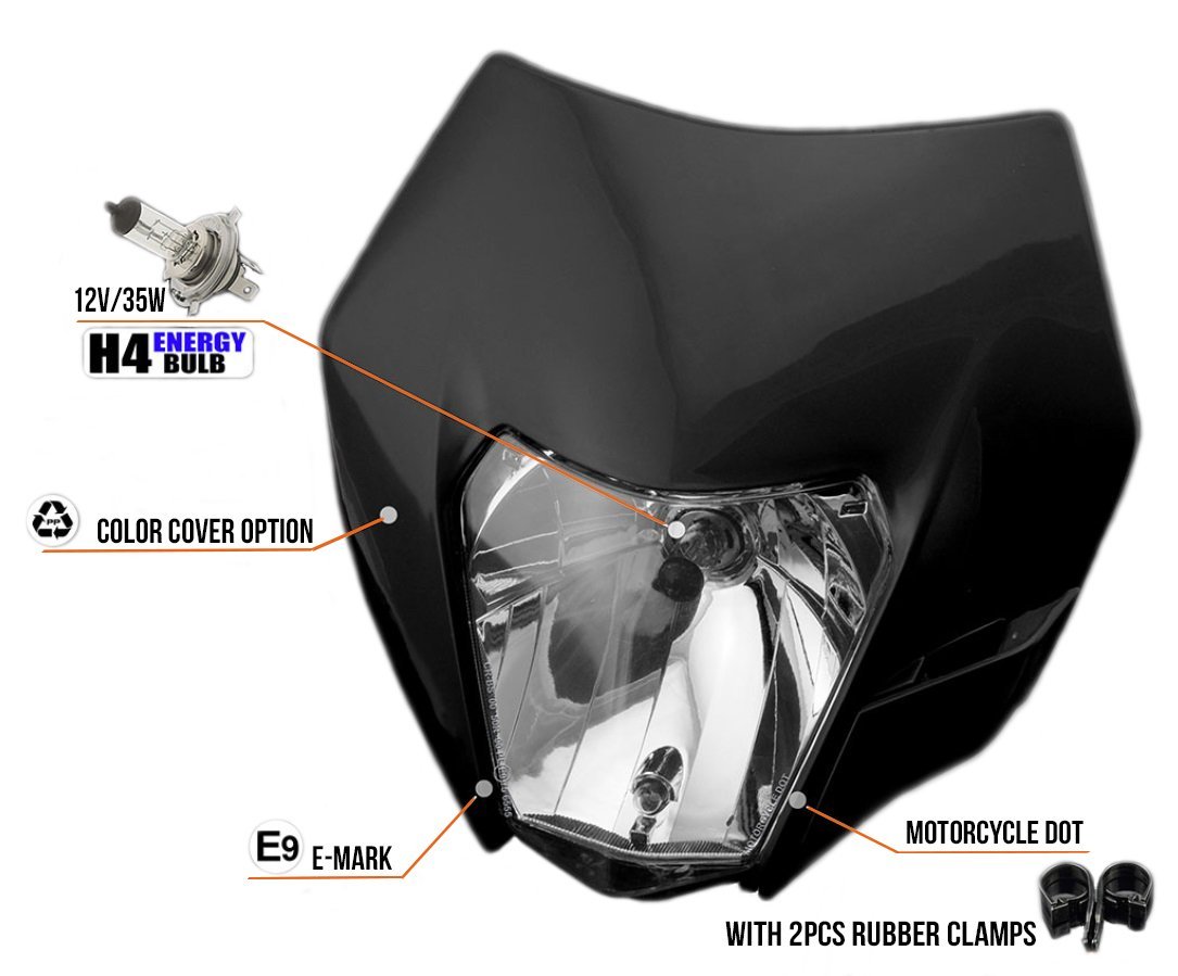 KTM MASK+HEADLIGHT 14-23 - Thebrapshop