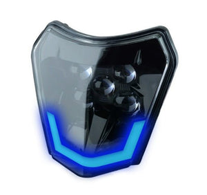 LED HEADLIGHT V2 SMOKED BLUE EDITION - Thebrapshop