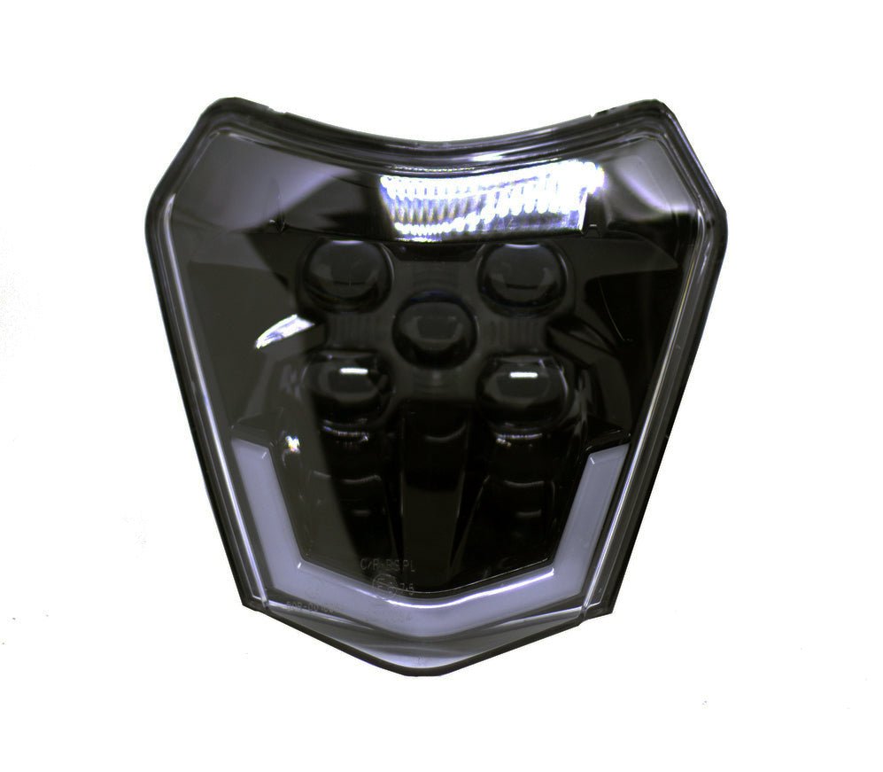 LED HEADLIGHT V2 SMOKED RED EDITION - Thebrapshop