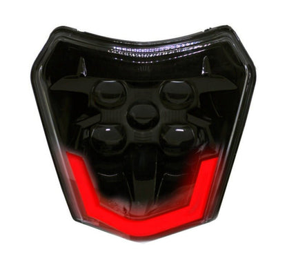 LED HEADLIGHT V2 SMOKED RED EDITION - Thebrapshop