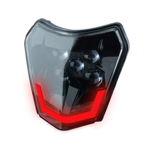 LED HEADLIGHT V2 SMOKED RED EDITION - Thebrapshop