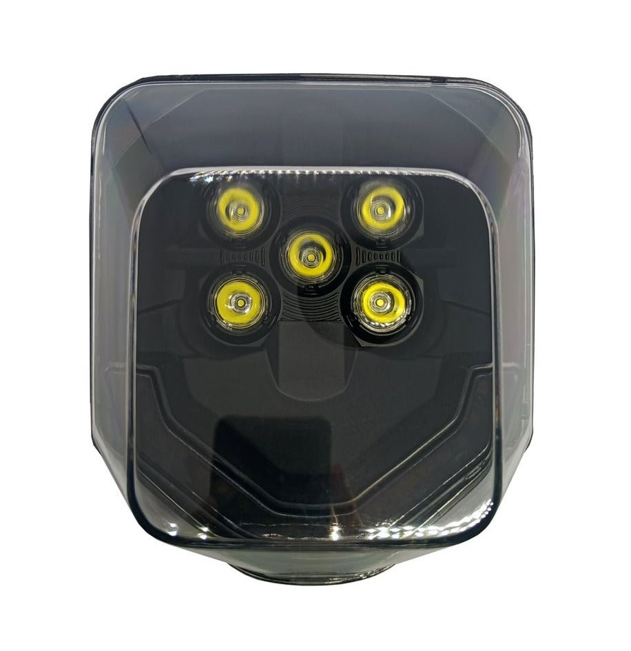 LED HEADLIGHT X2 SMOKED - Thebrapshop