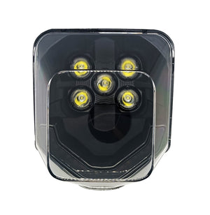 LED HEADLIGHT X2 SMOKED - Thebrapshop