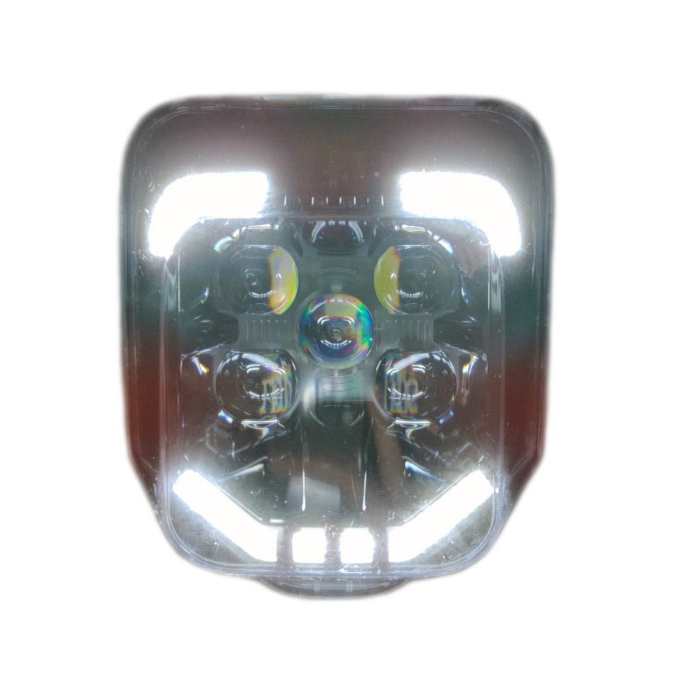 LED HEADLIGHT X3 SMOKED - Thebrapshop