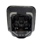LED HEADLIGHT X3 SMOKED - Thebrapshop