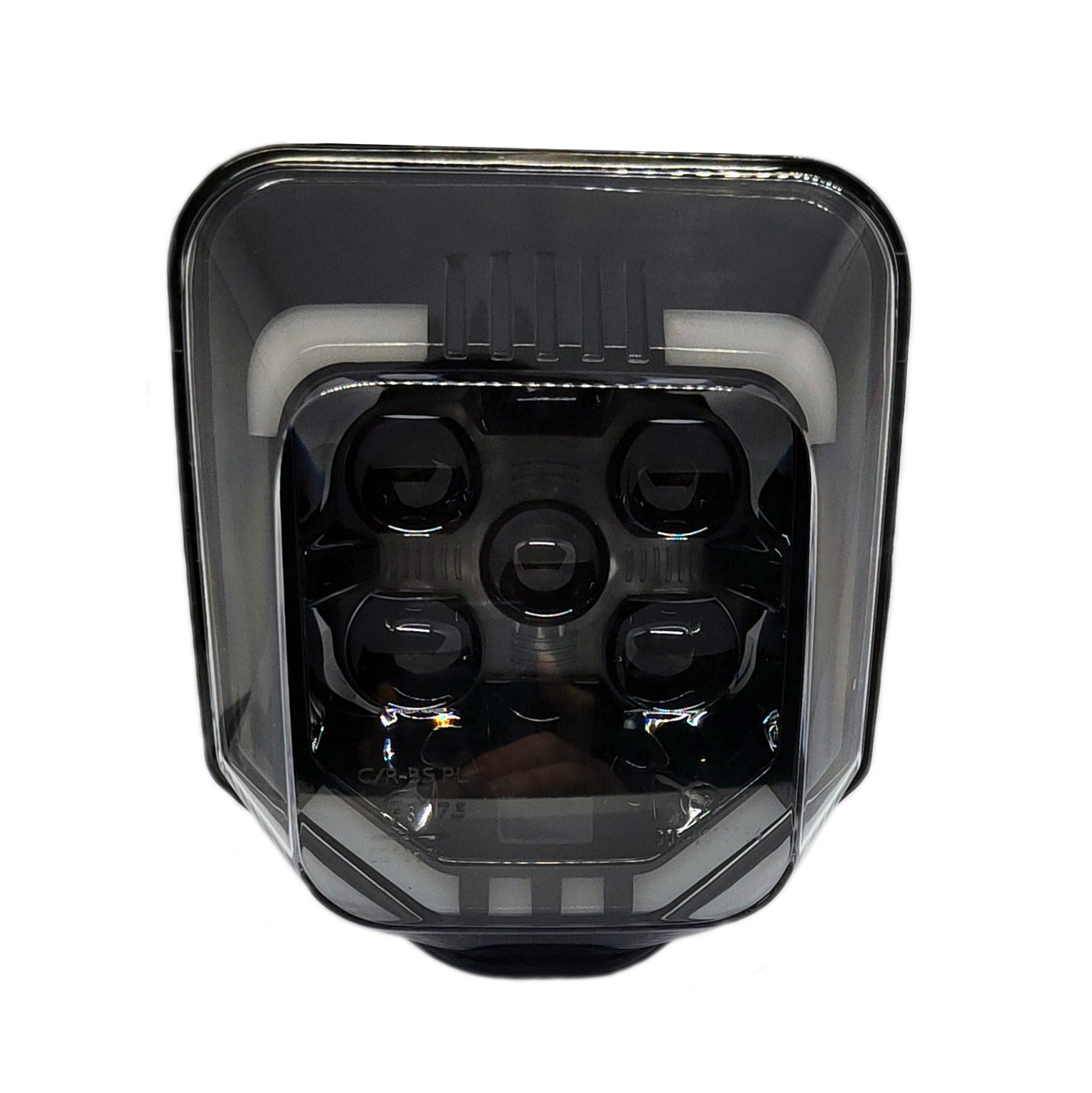 LED HEADLIGHT X3 SMOKED - Thebrapshop