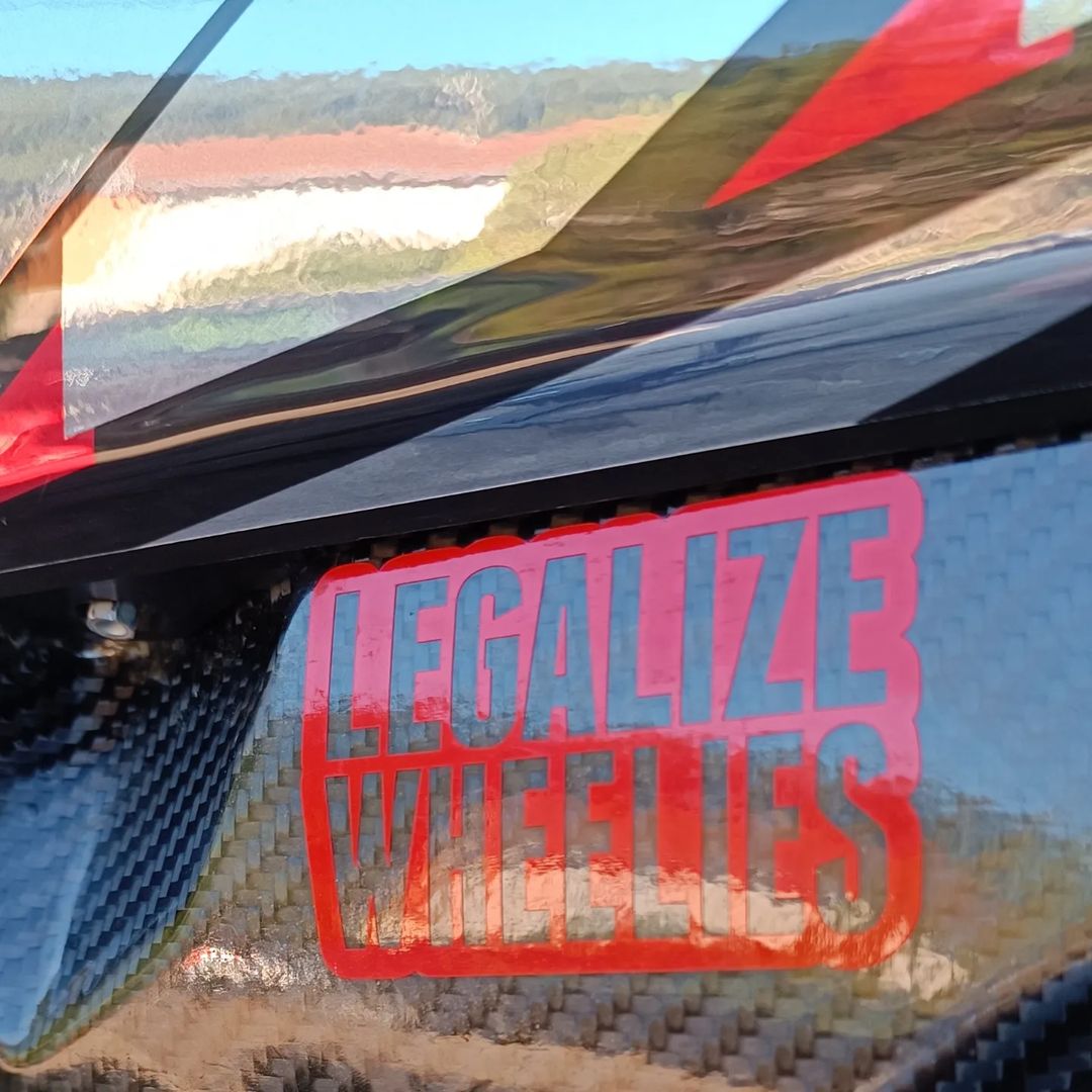 LEGALIZE WHEELIES STICKERS - Thebrapshop
