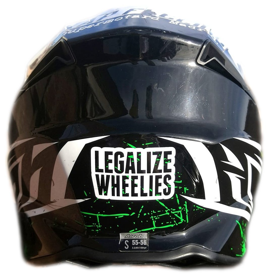 LEGALIZE WHEELIES STICKERS - Thebrapshop