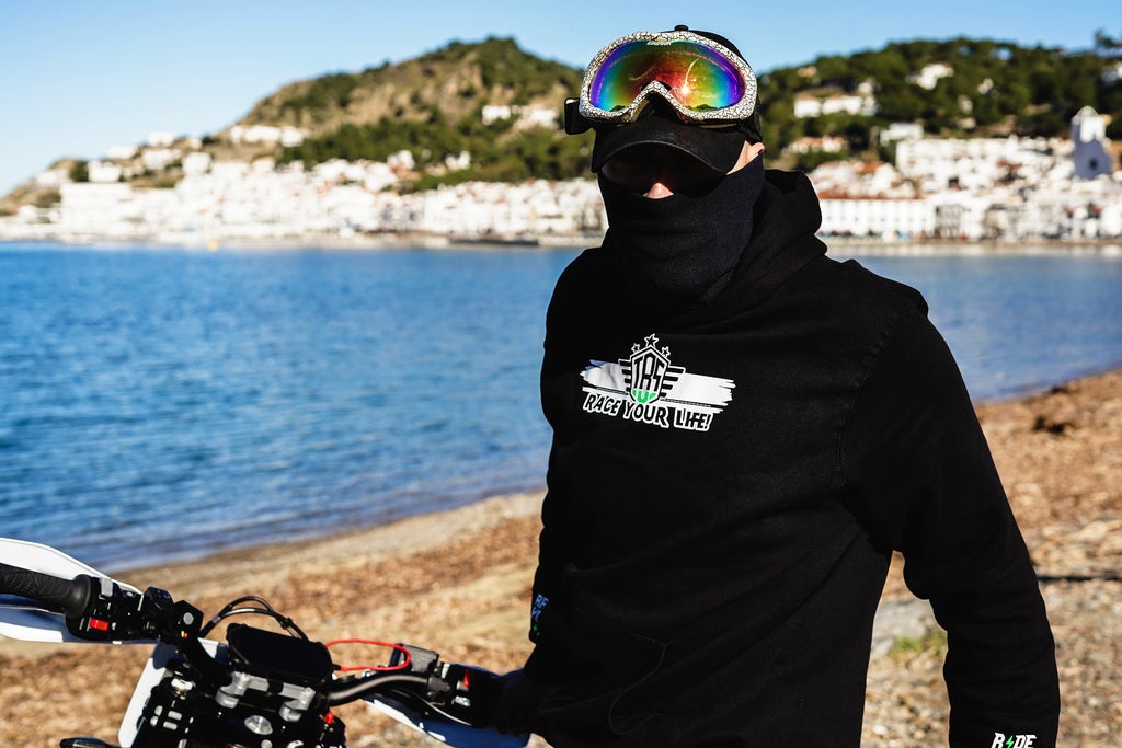 RACE YOUR LIFE! - BLACK HOODIES - Thebrapshop