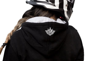 RACE YOUR LIFE! - BLACK STRIPED HOODIES - Thebrapshop
