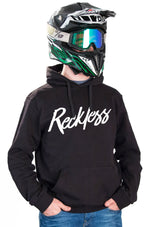 RECKLESS - BLACK HOODIES - Thebrapshop
