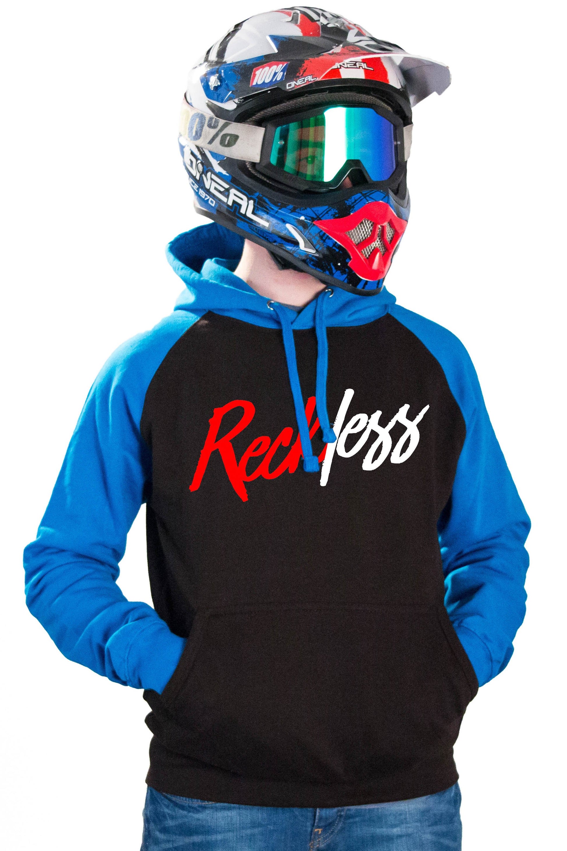 RECKLESS - BLUE SAPPHIRE HOODIES - Thebrapshop