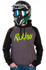RECKLESS - CHARCOAL HOODIES - Thebrapshop