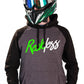 RECKLESS - CHARCOAL HOODIES - Thebrapshop