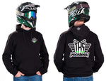 RECKLESS SIGNATURE - BLACK HOODIES - Thebrapshop