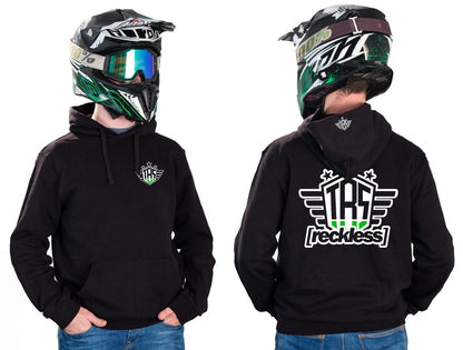 RECKLESS SIGNATURE - BLACK HOODIES - Thebrapshop