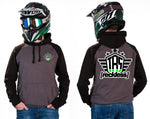 RECKLESS SIGNATURE - CHARCOAL HOODIES - Thebrapshop