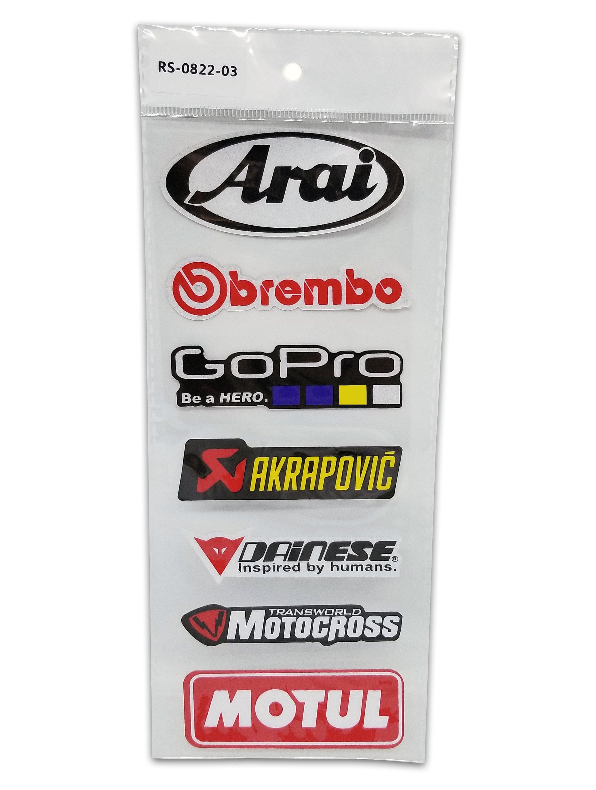 REFLECTIVE STICKER PACKS - Thebrapshop