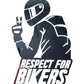 RESPECT FOR BIKERS STICKERS - Thebrapshop