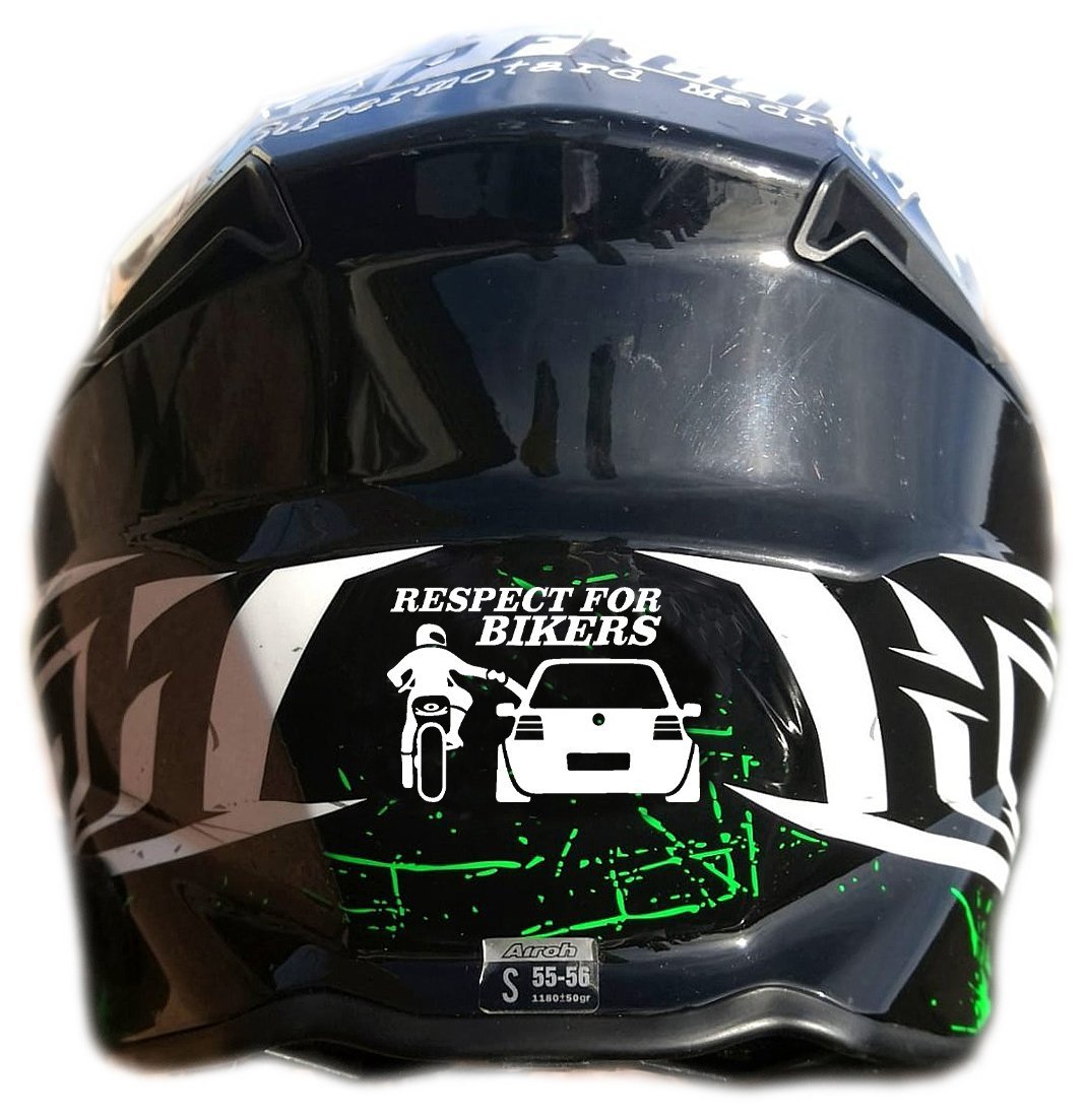 RESPECT FOR BIKERS STICKERS - Thebrapshop