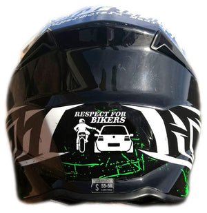 RESPECT FOR BIKERS STICKERS - Thebrapshop
