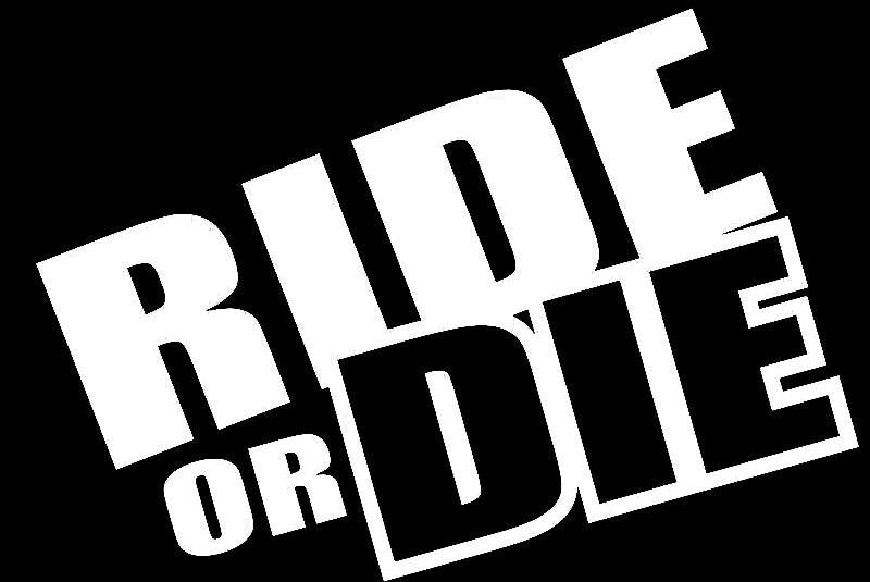 RIDE OR DIE STICKERS - Thebrapshop