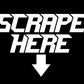 SCRAPE HERE STICKERS - Thebrapshop