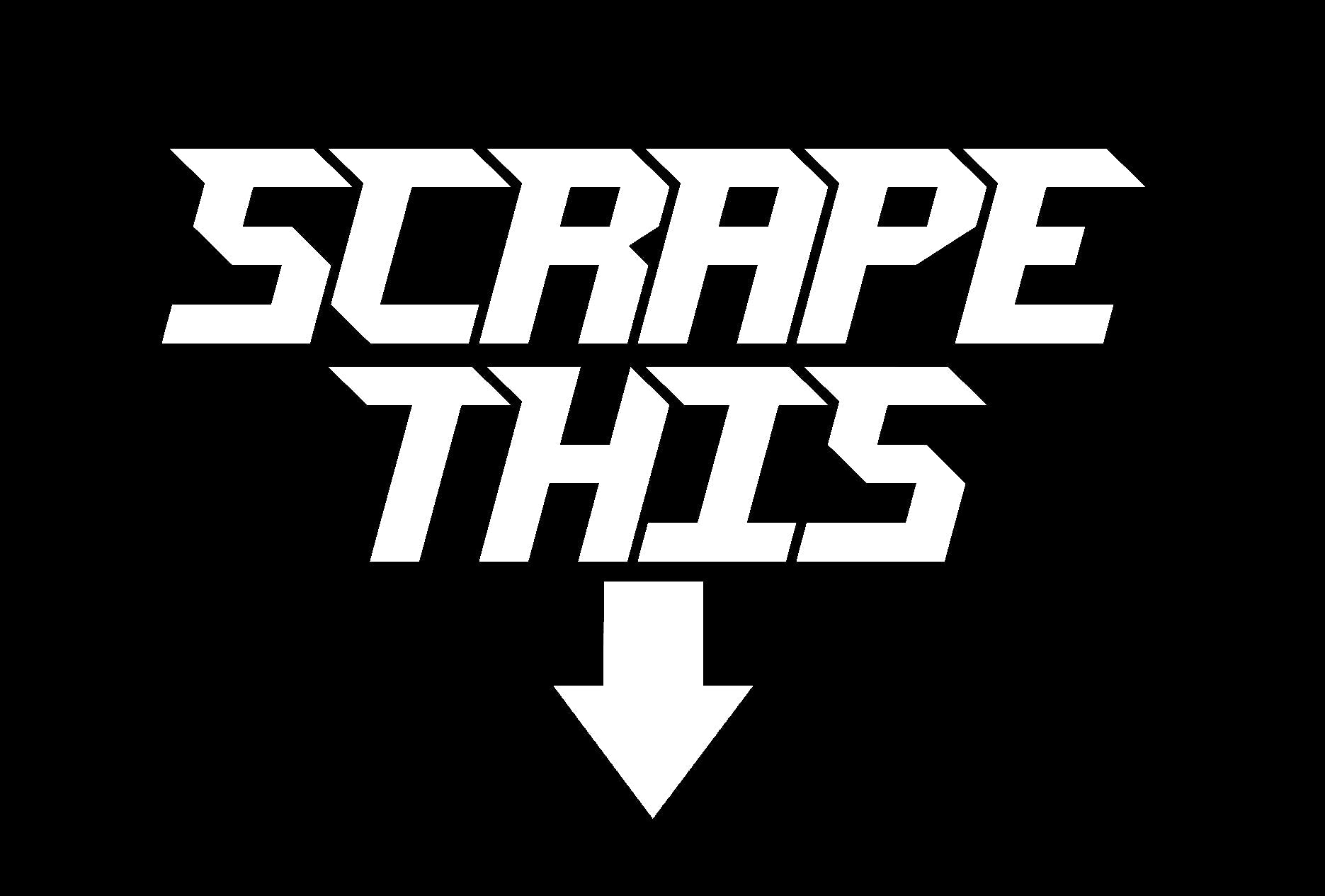 SCRAPE THIS STICKERS - Thebrapshop