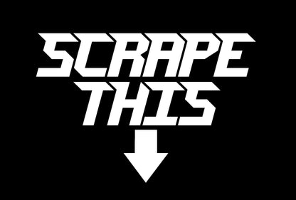 SCRAPE THIS STICKERS - Thebrapshop