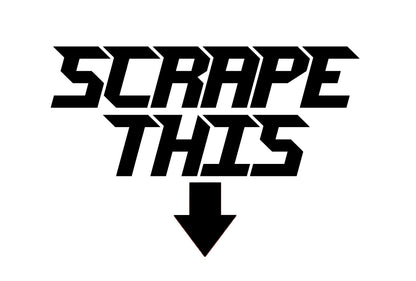 SCRAPE THIS STICKERS - Thebrapshop